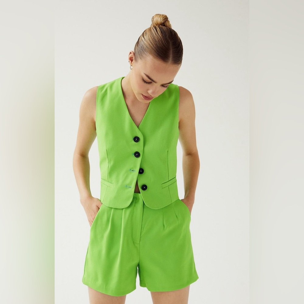 Trendy Vest Short Set